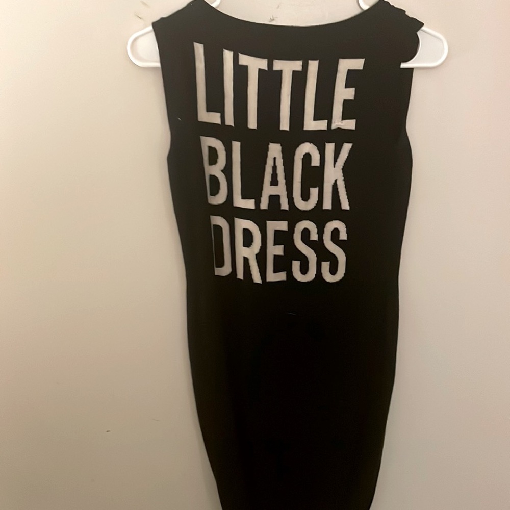 Black Moschino dress